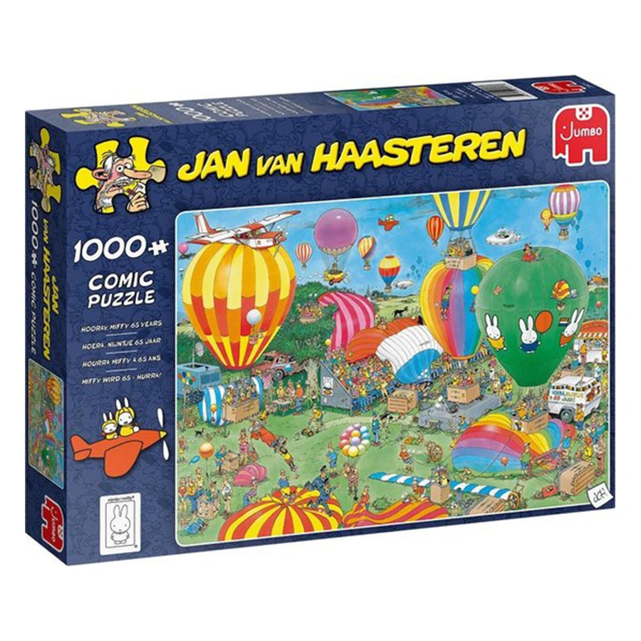 Puzzel Jan van Haasteren Hoera Nijntje 65 jaar - 1000 st.