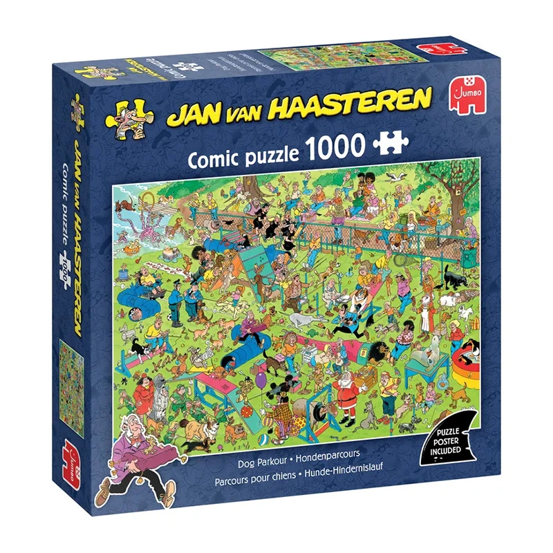 Puzzel Jan van Haasteren Hondenparcours - 1000 st.
