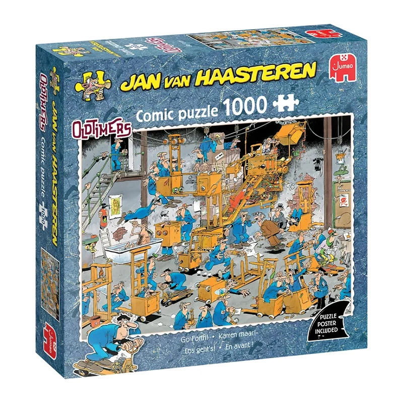 Puzzel Jan van Haasteren Oldtimers Karren Maar - 1000 st.