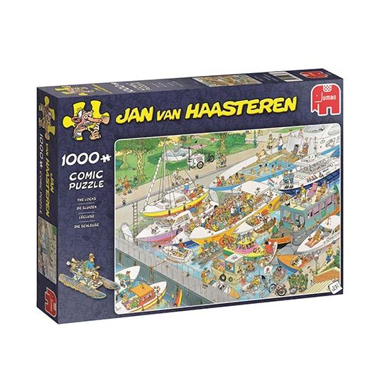 Puzzel Jan van Haasteren Sluizen - 1000 st. - afbeelding 1