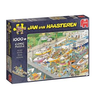 Puzzel Jan van Haasteren Sluizen - 1000 st. - afbeelding 2