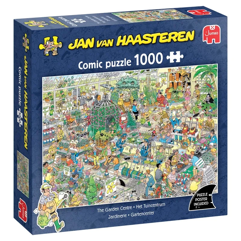 Puzzel Jan van Haasteren Het Tuincentrum - 1000 st.
