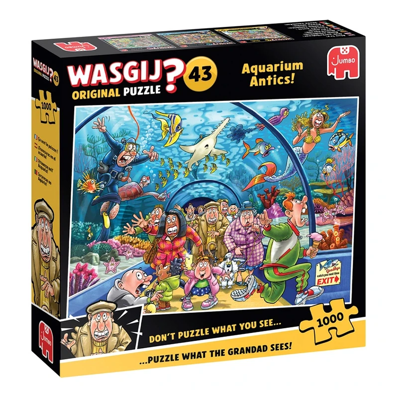 Puzzel Wasgij 43 Aquarium Antics! - 1000 st.
