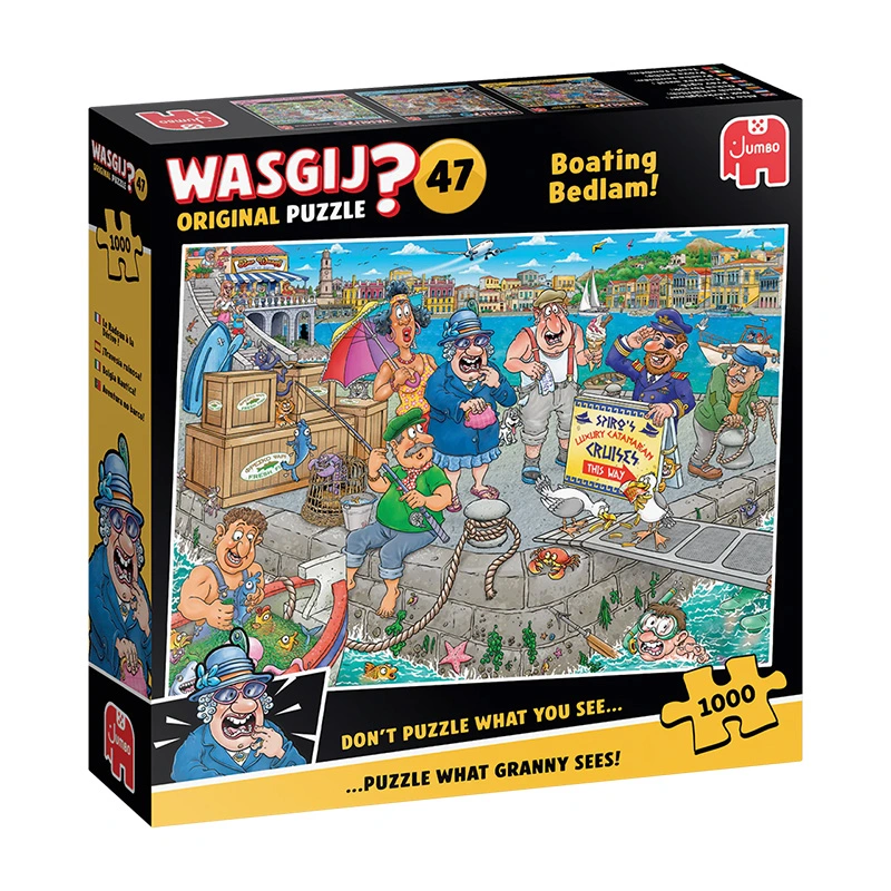 Puzzel Wasgij 47 De Boot In! - 1000 st.