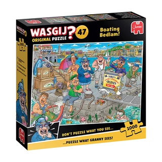 Puzzel Wasgij 47 De Boot In! - 1000 st.