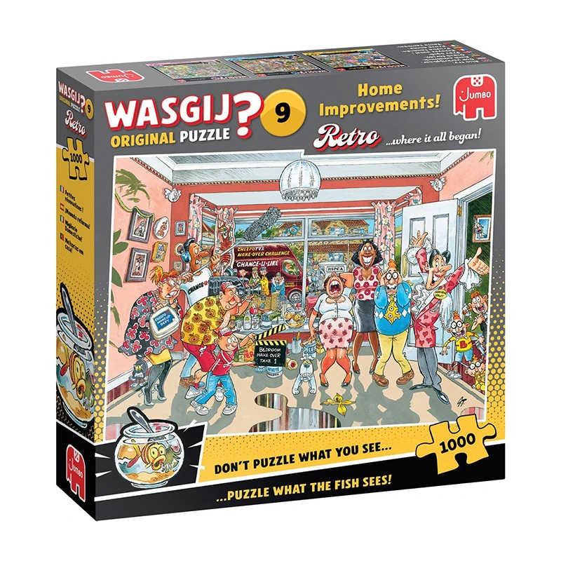 Puzzel Wasgij 9 Klein Verbouwinkje - 1000 st.