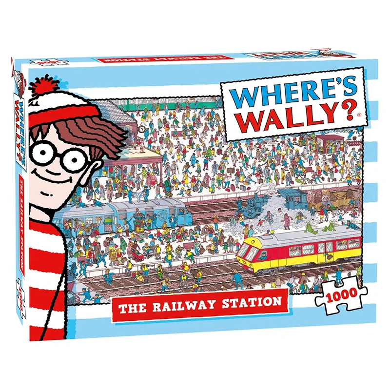 Puzzel Where's Wally The Railway Station - 1000 st.