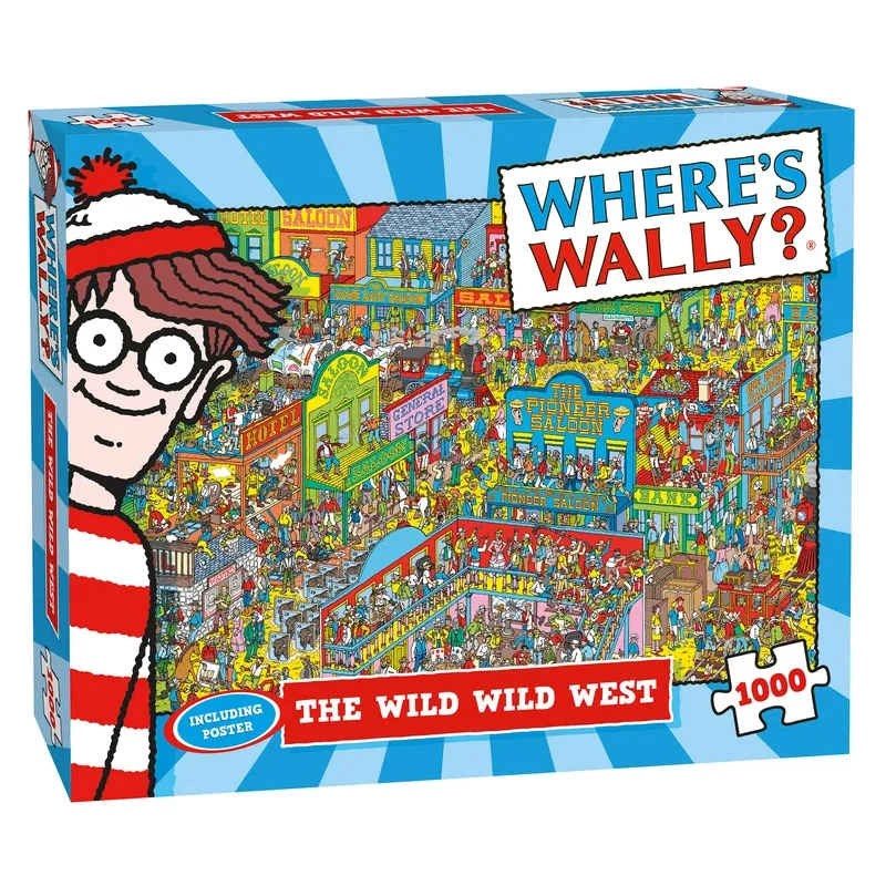 Puzzel Where's Wally The Wild West - 1000 st.