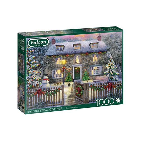 Puzzel Xmas Falcon Christmas Cottage - 1000 st.