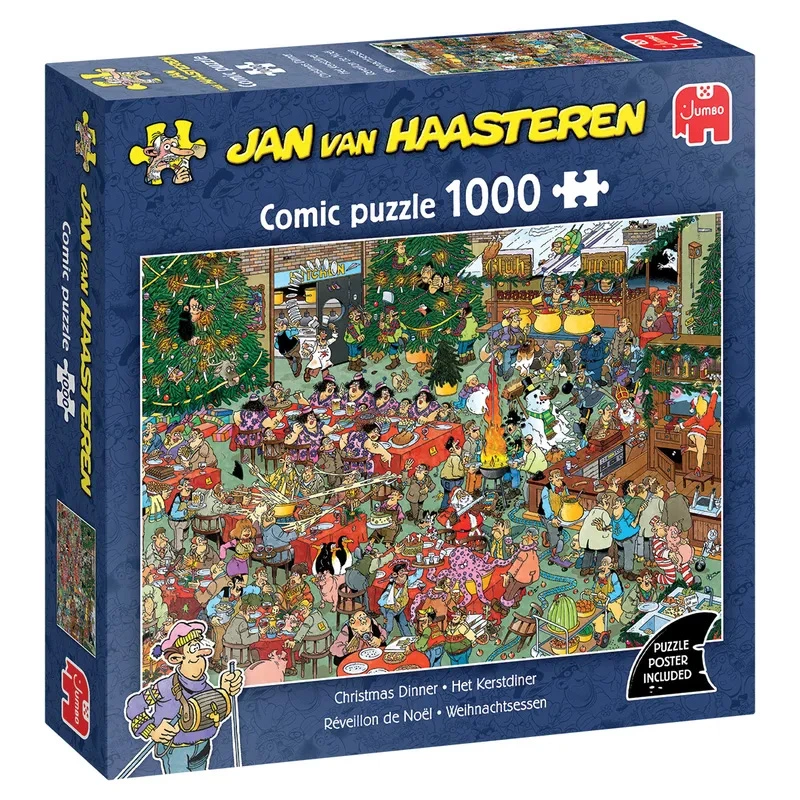 Puzzel Xmas Jan van Haasteren Christmas Dinner - 1000 st.