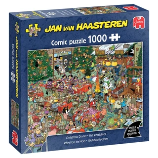 Puzzel Xmas Jan van Haasteren Christmas Dinner - 1000 st.