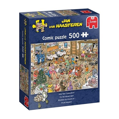 Puzzel Xmas Jan van Haasteren New Year Celebrations - 500 st.