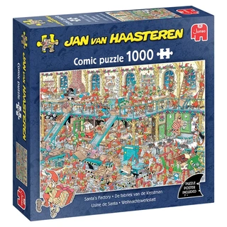 Puzzel Xmas Jan van Haasteren Santa's Factory - 1000 st.