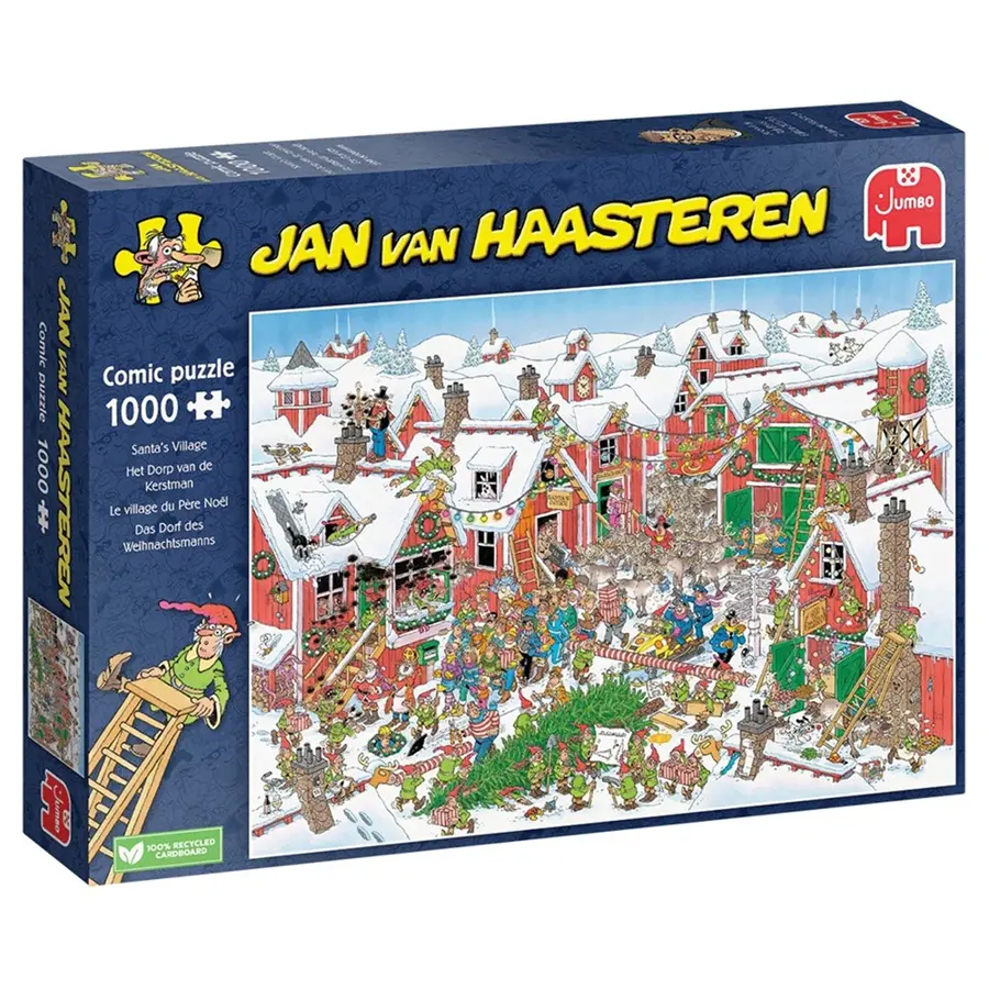Puzzel Xmas Jan van Haasteren Santa's Village - 1000 st.