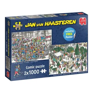 Puzzel Xmas Jan van Haasteren Tree Market-On Thin Ice | De Boet