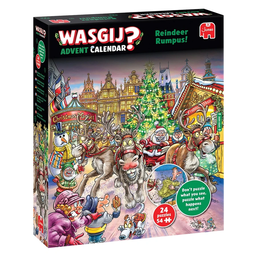 Adventkalender Wasgij Rendier - afbeelding 1