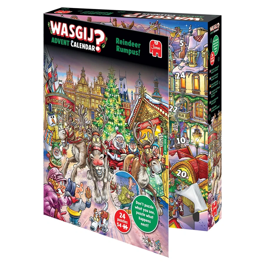 Adventkalender Wasgij Rendier - afbeelding 2