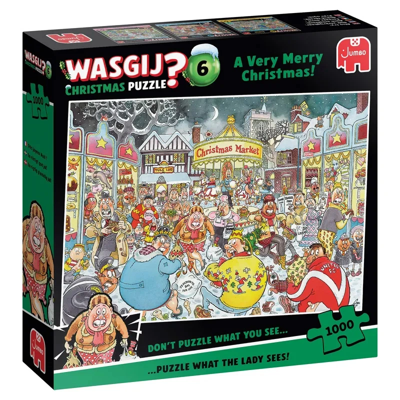 Puzzel Xmas Wasgij Merry Xmas - 1000 st.