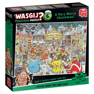 Puzzel Xmas Wasgij Merry Xmas - 1000 st.
