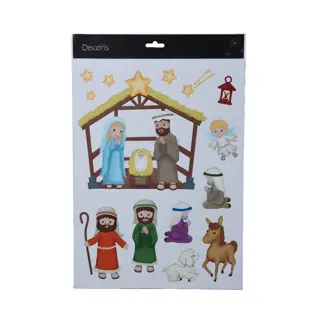 Stickerset - Kerststal