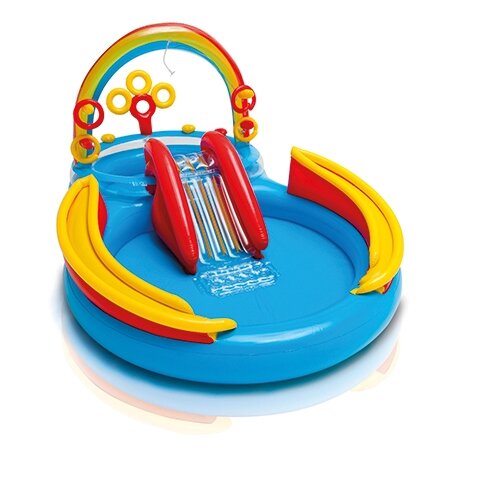 Intex Speelzwembad Rainbow Ring - 297x193x135 cm - afbeelding 2