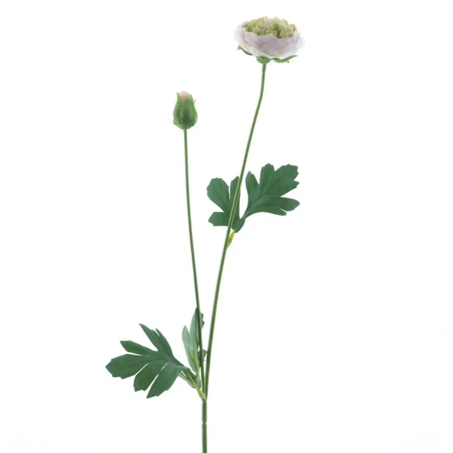 Kunstbloem New Ranunculus Flaine It Pink - 55 cm