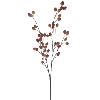 Kunsttak Rasberry Spray Oranje - 91 cm