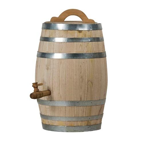 Houten Regenton Kastanje - 50 L