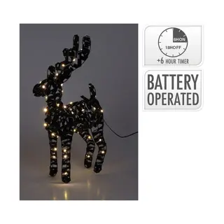 Jens Living Led Rendier Goud Small 30x11x45cm 1stuks Krabbendam