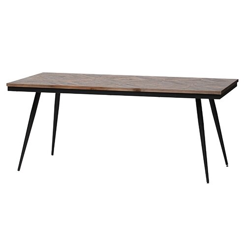 BePureHome Rhombic Eettafel 180x90cm Hout/metaal - afbeelding 5