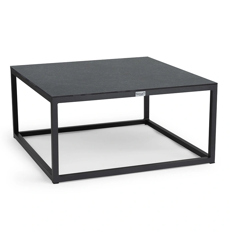 Tierra Outdoor Rio Salontafel L Trespa Graphite - 80x80 cm