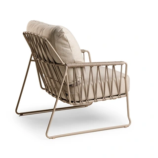 Tierra Outdoor Rivera Loungestoel - Champagne - afbeelding 2