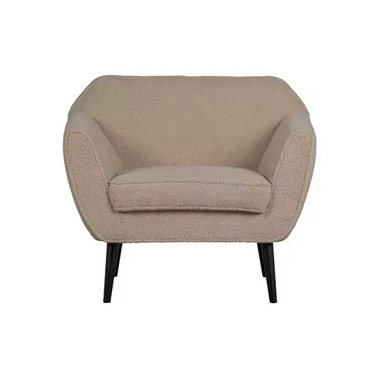 Woood Rocco Fauteuil Teddy Sand - afbeelding 1