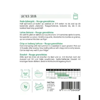 Horti Tops Kropsla Rouge Grenobloise - afbeelding 2