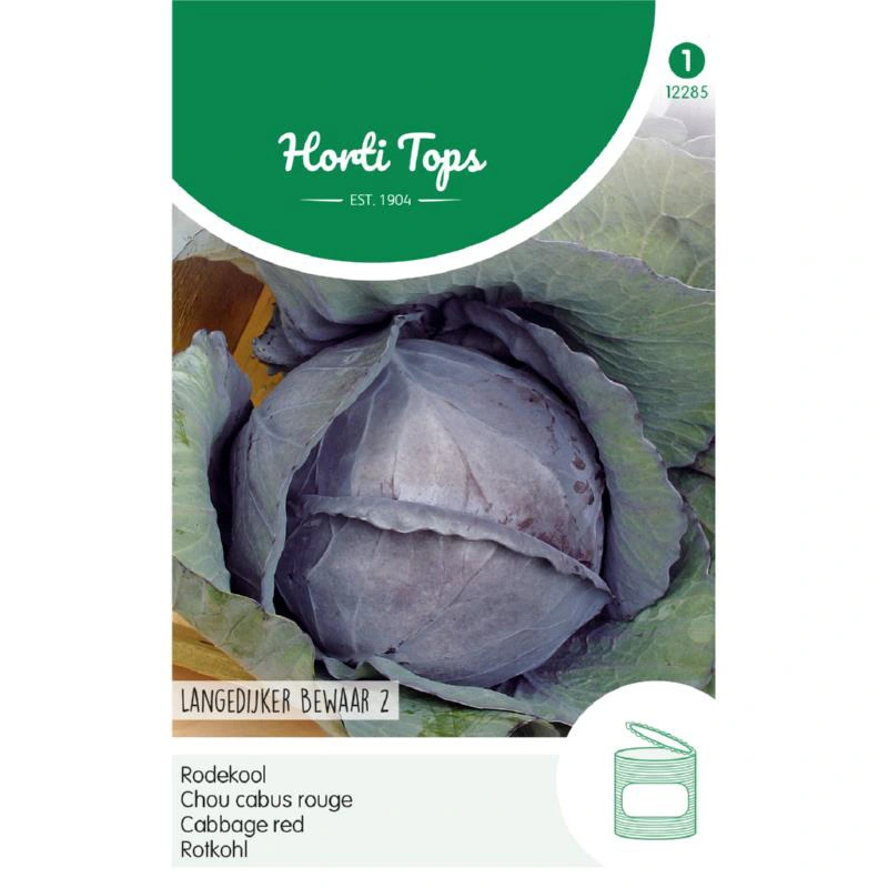 Horti Tops Rodekool Langedijker Bewaar 2 - afbeelding 1