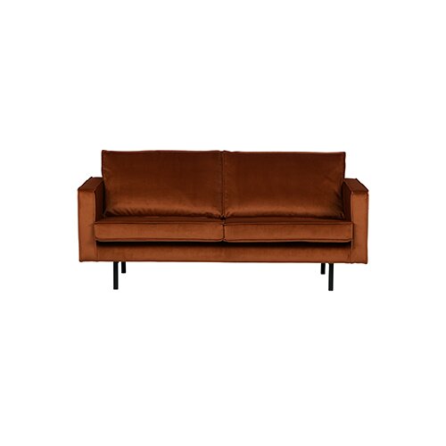 BePureHome Rodeo Bank 2,5-zits Velvet Roest - afbeelding 1