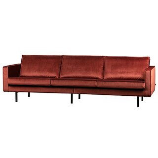 BePureHome Rodeo Bank 3-zits Velvet Chestnut - afbeelding 2