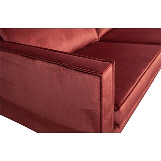 BePureHome Rodeo Bank 3-zits Velvet Chestnut - afbeelding 6