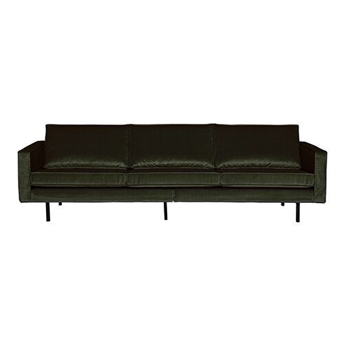 BePureHome Rodeo Bank 3-zits Velvet Dark Green Hunter - afbeelding 1