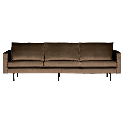 BePureHome Rodeo Bank 3-zits Velvet Taupe - afbeelding 1