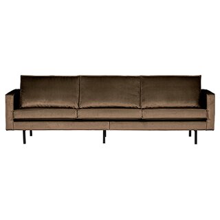 BePureHome Rodeo Bank 3-zits Velvet Taupe - afbeelding 1