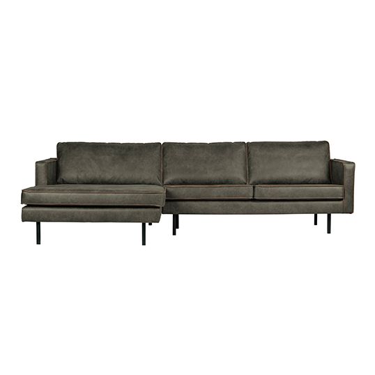 BePureHome Rodeo Chaise Longue Links Army - afbeelding 1