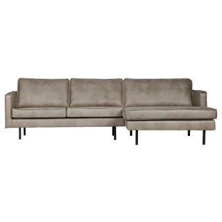 BePureHome Rodeo Chaise Longue Rechts Elephant Skin - afbeelding 1