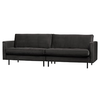 BePureHome Rodeo Classic Bank 3-zits Velvet Antraciet - afbeelding 2