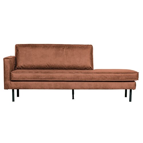 BePureHome Rodeo Daybed Left recycle leer Cognac