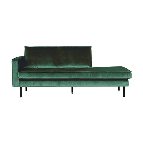 BePureHome Rodeo Daybed Left Velvet Green Forest - afbeelding 1