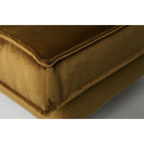 BePureHome Rodeo Daybed Left Velvet Honing Geel - afbeelding 5