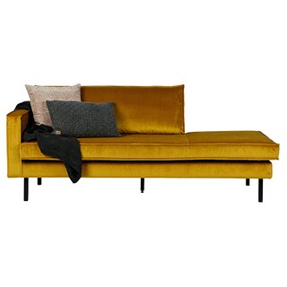 BePureHome Rodeo Daybed Left Velvet Oker - afbeelding 5