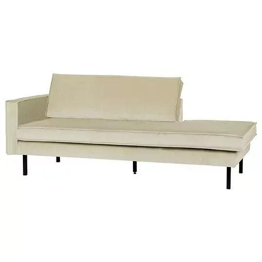 BePureHome Rodeo Daybed Left Velvet Pistache - afbeelding 3