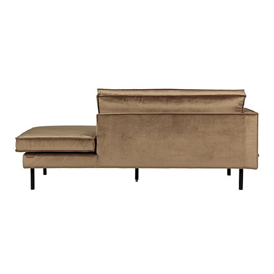 BePureHome Rodeo Daybed Left Velvet Taupe - afbeelding 3